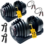 Colour: Black - 2 Dumbbells