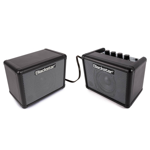 Image 1 de 1.. Ensemble stéréo pour guitare basse 3 W amplification FLY DE Blackstar avec mini amplificateur de basse de 3 W, cabine d'extension et bloc