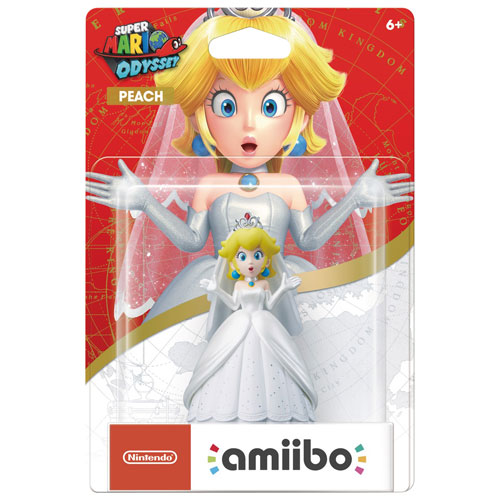 Image 1 of 1.. amiibo Super Mario Odyssey Peach Wedding Outfit