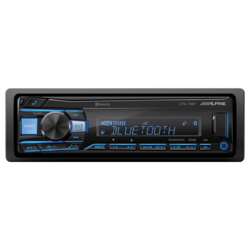 Image 1 of 1.. Alpine UTE-73BT Mech-less Digital Media Receiver with Bluetooth® Wireless Technology