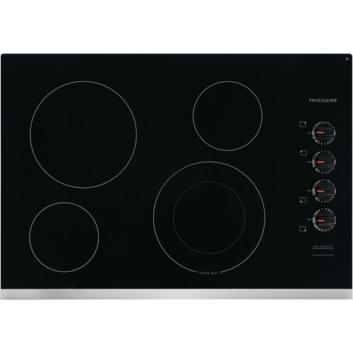 Image 1 de 9.. Surface de cuisson électrique lisse de 30 po de Frigidaire - Acier inoxydable