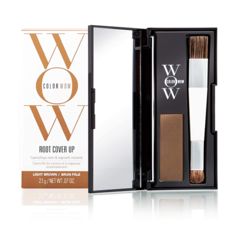 Image 1 de 4.. Root Cover Up - Light Brown by Color Wow for Women - 0.07 oz Hair Color