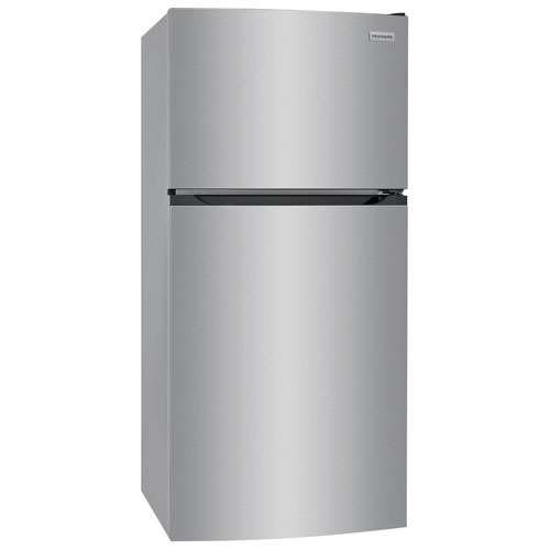 Image 1 de 5.. Réfrigérateur à congélateur supérieur 14 pi³ 28 po de Frigidaire - Acier inoxydable
