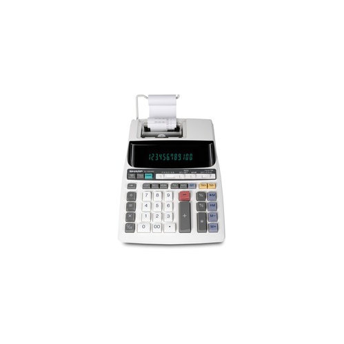 Image 1 de 1.. Calculatrice imprimante 2 couleurs EL2201RII de Sharp