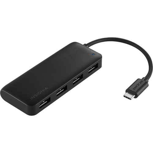 Image 1 of 6.. Insignia 4-Port USB-C Hub - Only at Best Buy