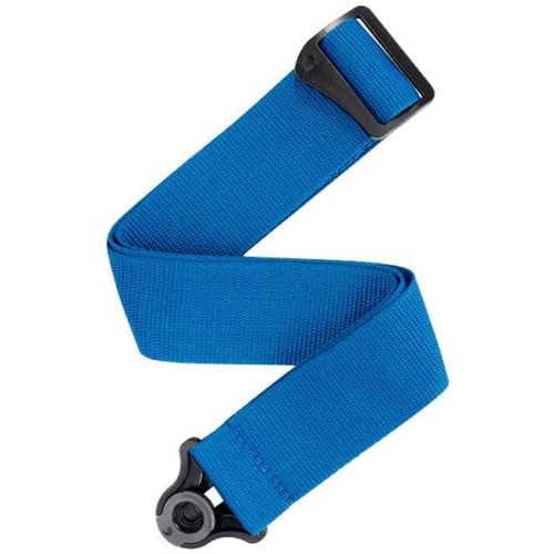 Image 1 of 4.. Planet Waves Auto Lock Polypro Guitar Strap - Blue