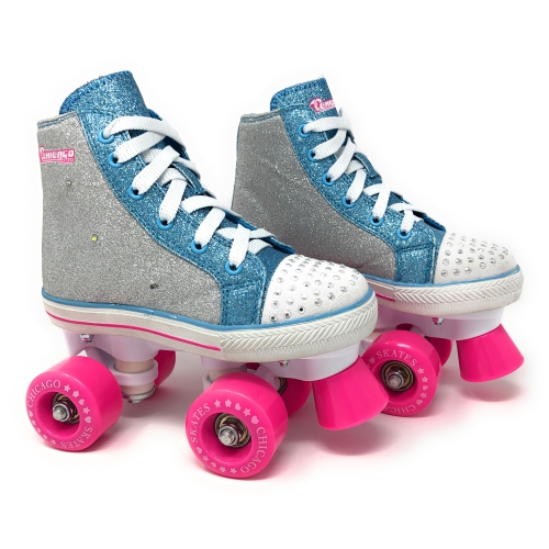 Image 1 de 5.. Patins à roulettes à quatre roues Fashion AllStar, taille J10
