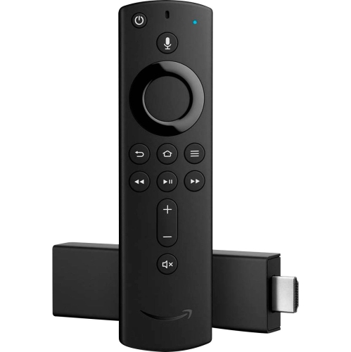 Image 1 de 7.. Lecteur multimédia en continu 4K Fire TV Stick d’Amazon avec télécommande vocale Alexa - Noir - tout nouveau