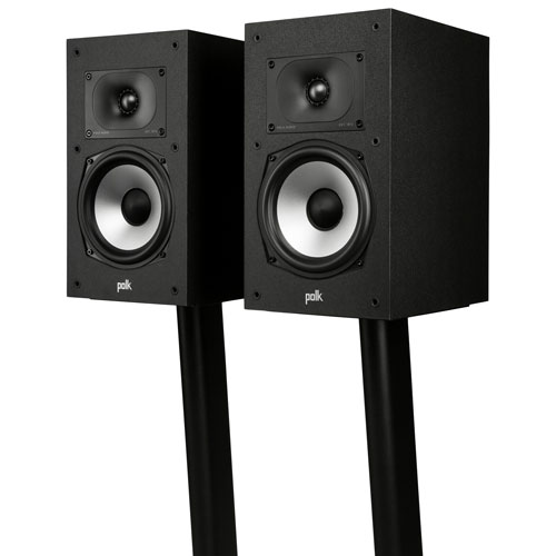 Image 1 de 4.. Haut-parleur d'étagère de 200 W Monitor XT20 de Polk Audio - Paire - Noir minuit