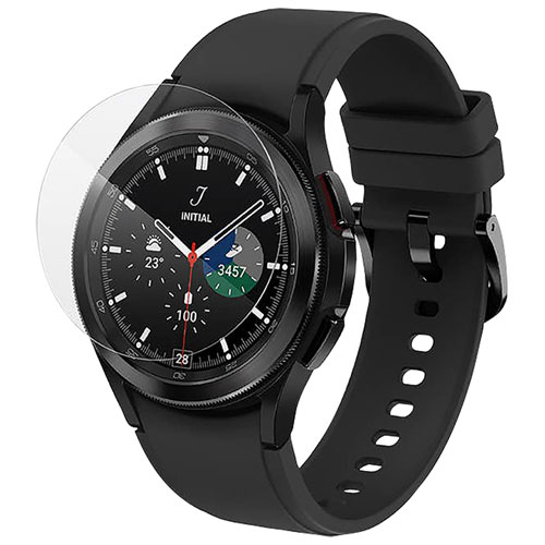 Image 1 de 1.. Protecteur d'écran Clear Plus InvisibleShield de Zagg pour Galaxy Watch4 Classic 42 mm
