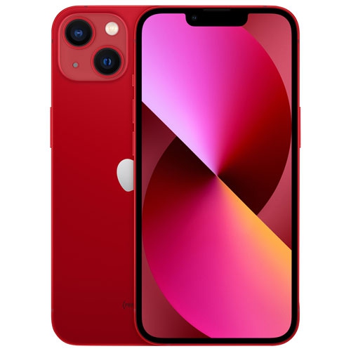 Image 1 of 10.. Refurbished - Apple iPhone 13 128GB - (PRODUCT)RED - Unlocked