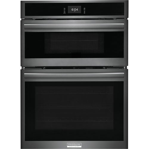 Image 1 de 14.. Four mural électrique à convection véritable 5,3 pi³ 30 po Gallery de Frigidaire - Inox noir