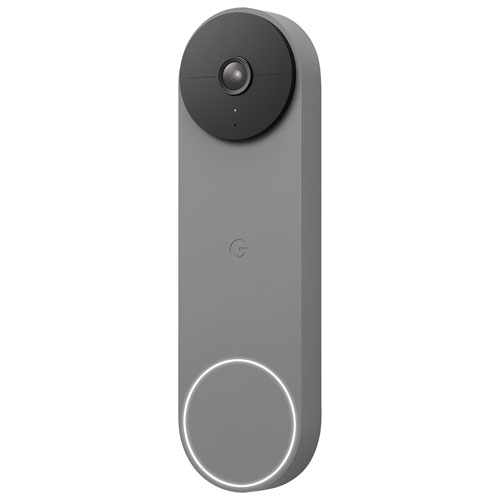 Image 1 of 8.. Google Nest Wire-Free Video Doorbell - Ash