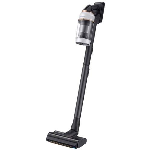 Image 1 de 25.. Aspirateur-balai sans fil Bespoke Jet de Samsung avec station de nettoyage tout-en-un - Blanc