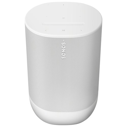Image 1 de 17.. Haut-parleur intelligent portatif durable Move 2 de Sonos - Blanc