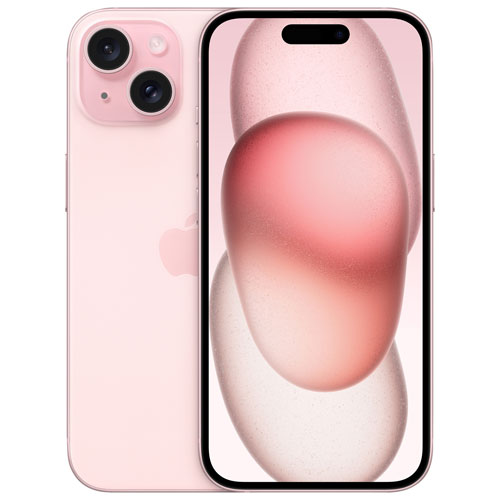 Image 1 of 13.. Freedom Mobile Apple iPhone 15 128GB - Pink - Monthly Tab Payment