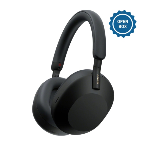 Image 1 of 4.. Sony WH-1000XM5 Over-Ear Noise Cancelling Bluetooth Headphones - Black - Open Box