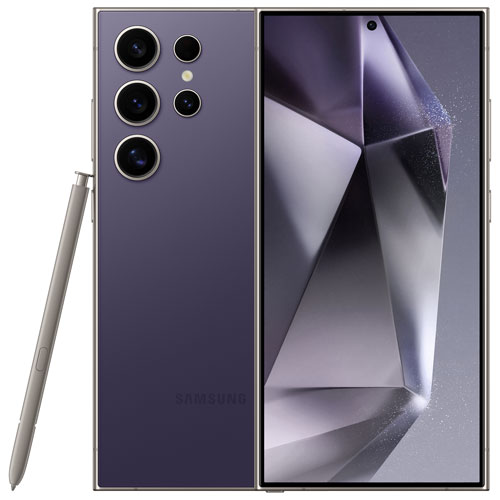 Image 1 de 10.. Galaxy S24 Ultra de 256 Go de Samsung avec Koodo - Violet titane - Forfaits Balance sélectionnés