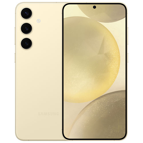Image 1 de 9.. Galaxy S24+ de 256 Go de Samsung avec Fido - Jaune ambre - Financement mensuel