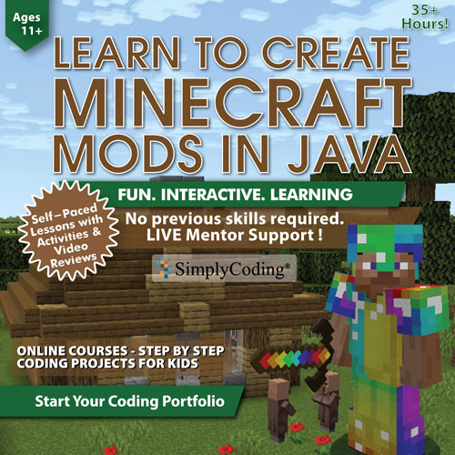 Image 1 de 9.. Learn to Create Minecraft Mods in Java de SimplyCoding - 11 ans et plus - Téléchargement numérique
