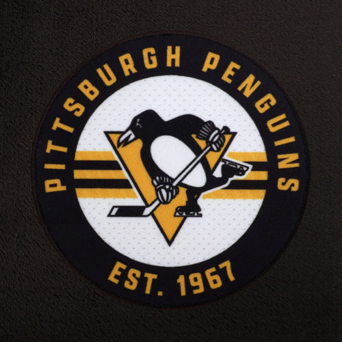 Image 1 de 3.. Jeté de la LNH - Noir - Penguins de Pittsburgh