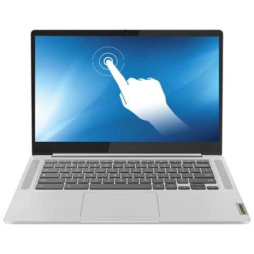 Image 1 de 18.. Chromebook tactile 14 po IdeaPad Slim 3 de Lenovo - Gris nuage