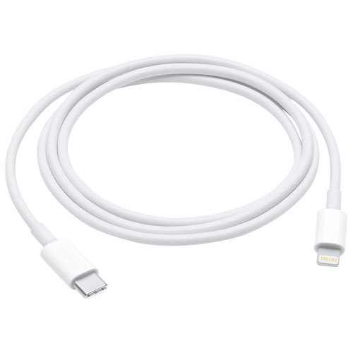 Image 1 of 1.. Apple 1m USB-C to Lightning Cable (MUQ93AM/A) - White