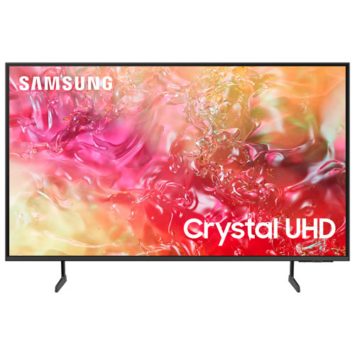 Image 1 de 8.. Téléviseur intelligent Tizen HDR LED UHD 4K de 55 po de Samsung - 2024