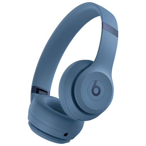 Image 1 of 8.. Beats By Dr. Dre Solo 4 On-Ear Sound Isolating Bluetooth Headphones - Slate Blue