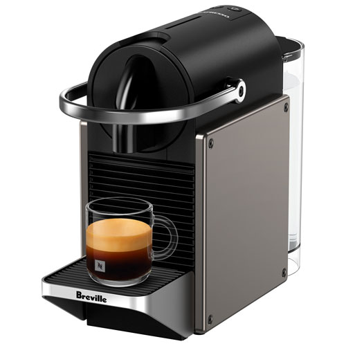 Image 1 de 7.. Machine à espresso Pixie Pod de Nespresso - Titane