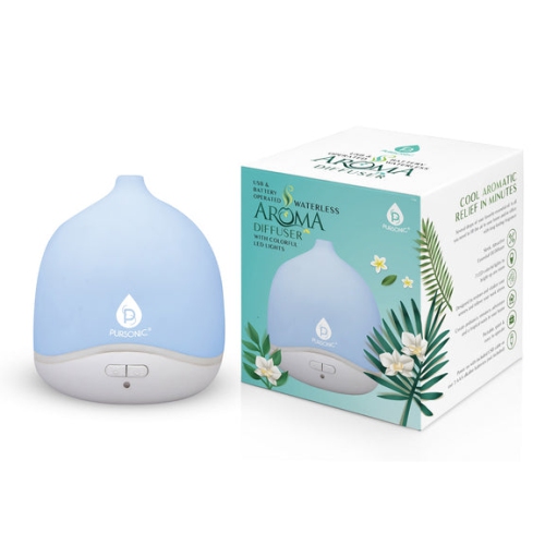Image 1 de 2.. Diffuseur d'arôme sans eau à piles et USB de Pursonic