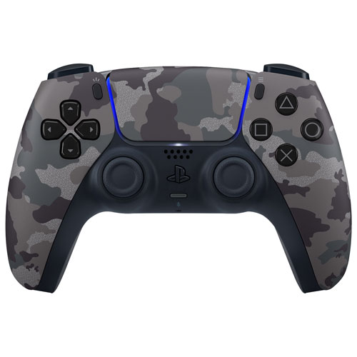 Image 1 of 5.. PlayStation 5 DualSense Wireless Controller - Grey Camouflage