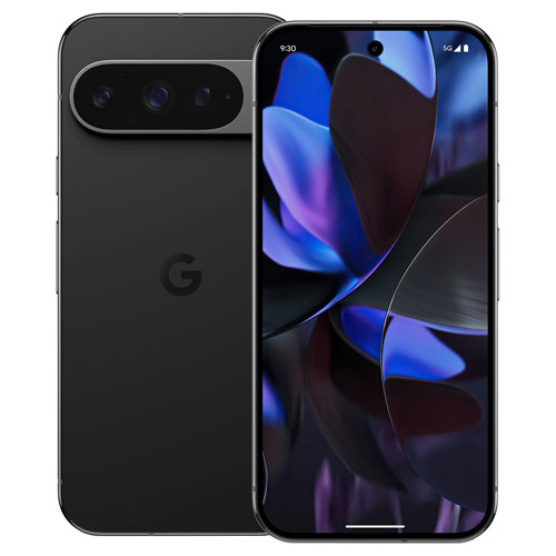 Image 1 de 29.. Pixel 9 Pro de 128 Go de Google avec Freedom Mobile - Noir volcanique - Paiement Balance mensuel