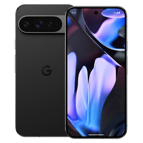 Image 1 de 27.. Pixel 9 Pro XL de 128 Go de Google avec Fido - Noir volcanique - Financement mensuel