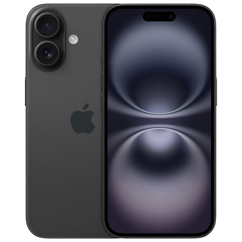 Image 1 de 17.. iPhone 16 de 128 Go d'Apple - Noir - Déverrouillé