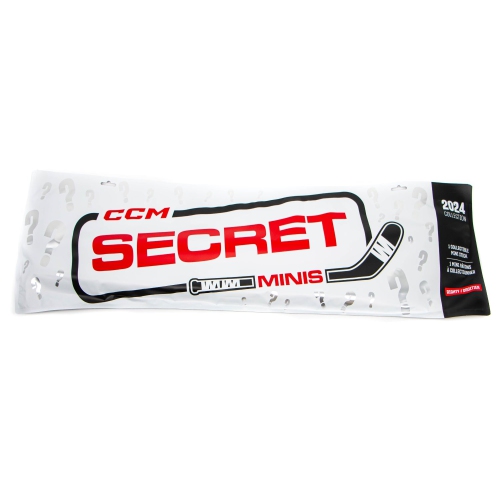 Image 1 de 4.. Mini bâtons de hockey CCM Secret 2024&nbsp;: Droitier – 1 bâton aléatoire