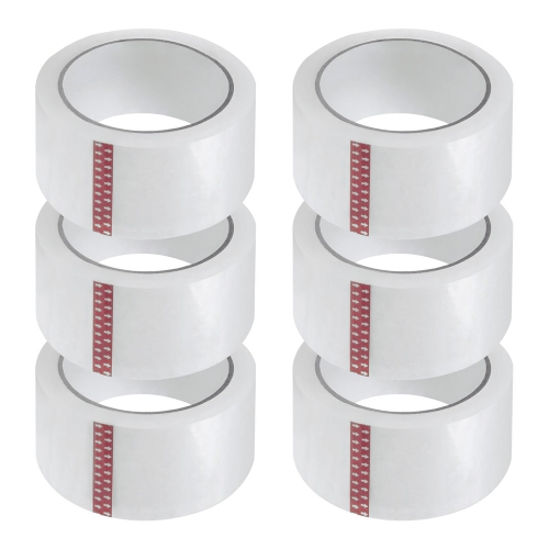 Image 1 of 5.. axGear Packaging Tape Shipping Moving Box Mail Warehouse 1.8 in x 109 Yard 100M 6 Roll