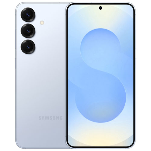 Image 1 de 10.. Galaxy S25 de 128 Go de Samsung avec Freedom Mobile - Bleu glacial - Paiement Balance mensuel