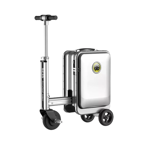 Image 1 of 11.. Airwheel SE3S Smart Ride-On Luggage Suitcase - Silver
