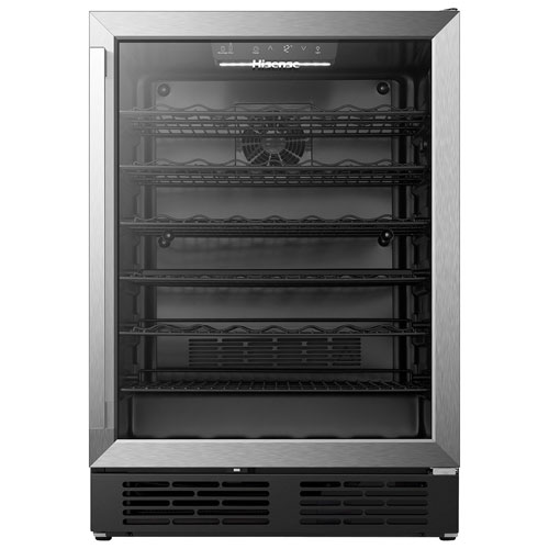 Image 1 de 4.. Réfrigérateur à boissons encastrable de 5,4 pi³ pour 164 canettes de Hisense - Inox