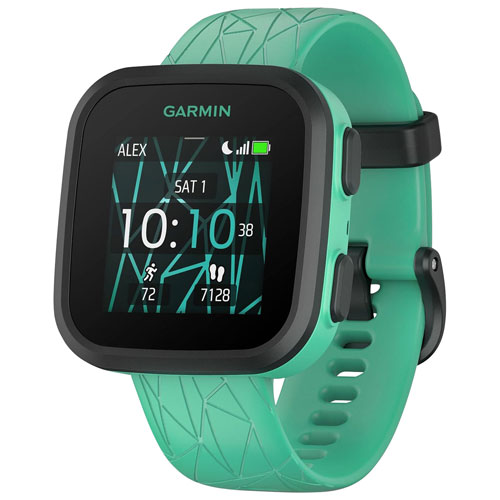 Image 1 of 6.. Garmin Bounce 33.1mm Kids Smartwatch - Green Burst