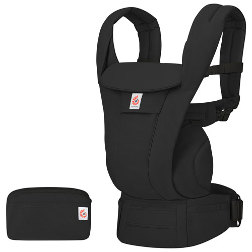 Image 1 de 7.. Porte-bébé en coton à quatre positions Omni Deluxe d'Ergobaby - Noir onyx
