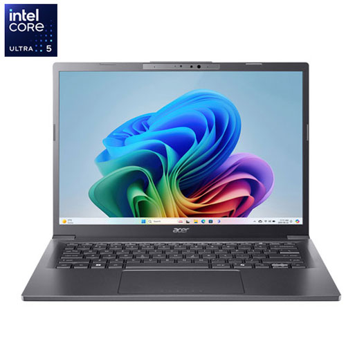 Image 1 of 4.. Acer Aspire 14" Copilot+ PC Laptop - Grey