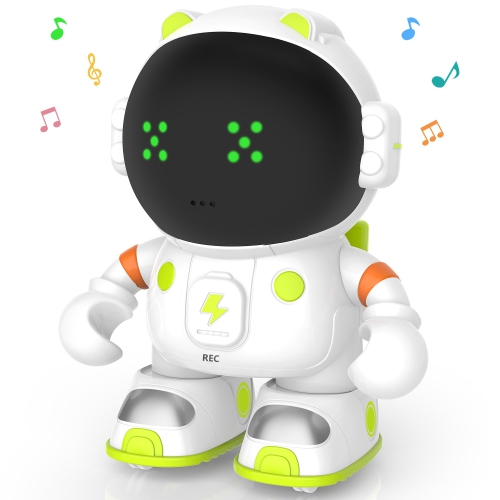 Image 1 de 7.. Robot jouet intelligent&nbsp;: Astronaute Space Robot interactif avec commandes tactiles, reconnaissance vocale, chant, danse et enregistrement