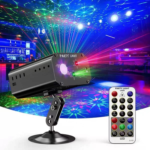 Image 1 de 3.. Lumières de fête DJ Disco Lights TONGK Strobe Stage Light Strobe Light Stroboscopique Projecteur avec télécommande pour Party Bar Birthday Wedding
